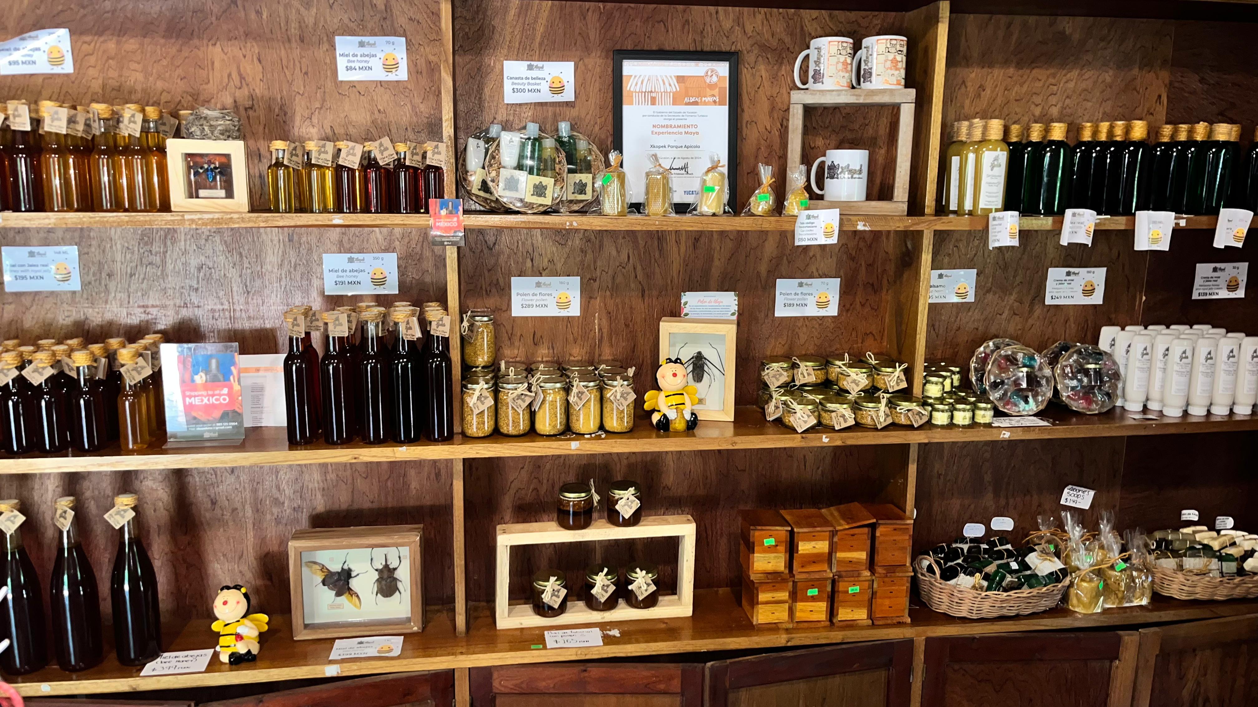Productos naturales de miel